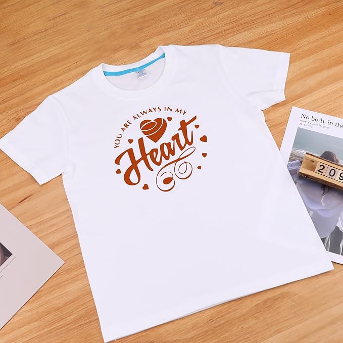 HTVRONT Orange Heat Transfer Vinyl Bundle - 10 Pack 12" x 10" HTV Vinyl for T-Shirt, Texas Orange Iron on Vinyl for Cricut, Silhouette Cameo or Heat Press Machine