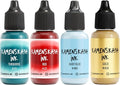 Alcohol Ink Set #4: Matched Color Combination of Alcohol Inks, 4 pcs. 0.51 fl oz (15 ml) Each