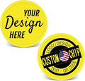 500 Personalized Plastic Chips, Custom Poker Chip, Print Your Logo Image or Text, Good for Golf Ball Markers, Challenge Coins, Business Cards, Drink Tokens