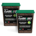 FlashDry All Purpose Organic Industrial Absorbent - 5 Liter Bucket, Case of 2- Instantly Absorbs Liquid Spills - Safer and 5-7x More Absorbent Than Clay - Lightweight & Refillable - OSHA Compliant