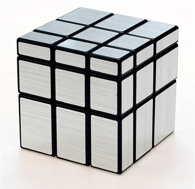 TANCH Mirror Speed Magic Cube 3X3 Puzzle for Children & Adults Kids Silver…
