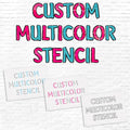 Stencil Stop Personalized Custom Layered Stencils for Spray Painting (2 Layers, 12 x 12 inches)