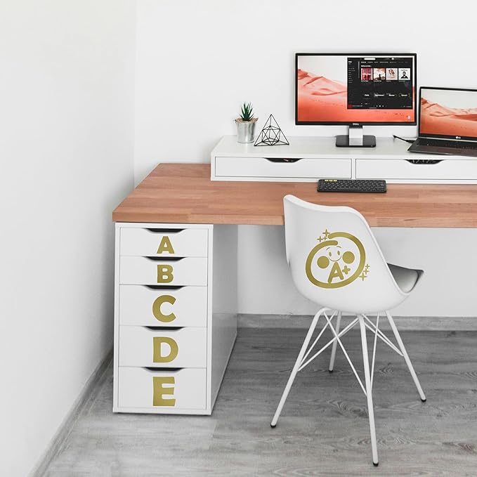 Ant Smart Adhesive Permanent Vinyl Compatible with Cricut Explore and Maker Series Without Cutting Mats, Create DIY Projects, Decals, Stickers & More (Gold, 13inch x 50ft)