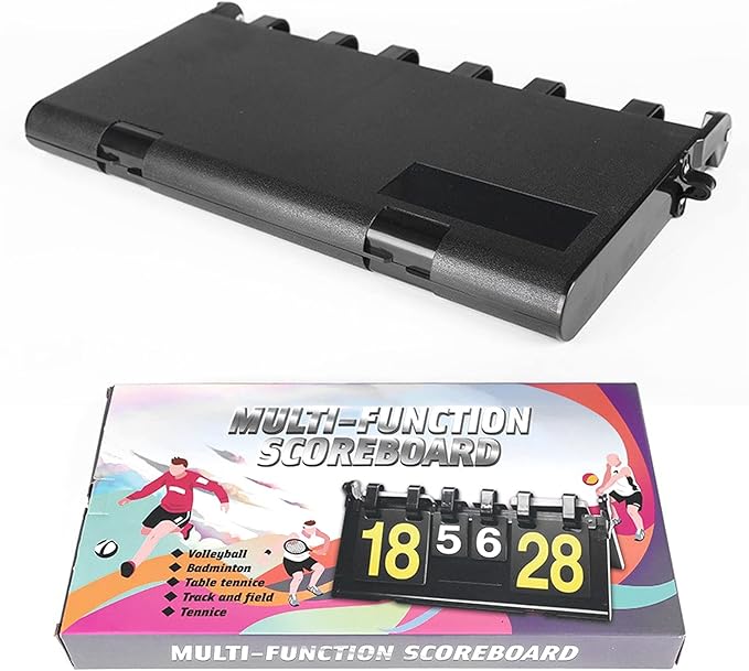 Portable Digital Scoreboard, Ping Pong Score Keeper Scoreboard for Tennis Soccer Football Sports, Sports Supplies Score Board for Games, Best Coaches Gifts Idea for Men, Boys