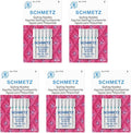 SCHMETZ Quilting Needles - Size 90/14, 5-Needle Cards, Pack of 5