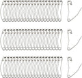 120Pcs Curved Safety Pins Size 4, 2-1/4 inch / 57mm Quilting Basting Pins, Bent Safety Pins for Quilting and Knitting (Sliver)