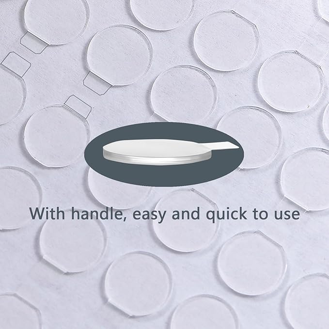 Adhesive Stick dots Two-Sided Sided Mounting Putty Stick Tack for Wall Hanging Crafts Balloons Festival Party Decorations,Clean Removable(0.4"*0.4"-100)