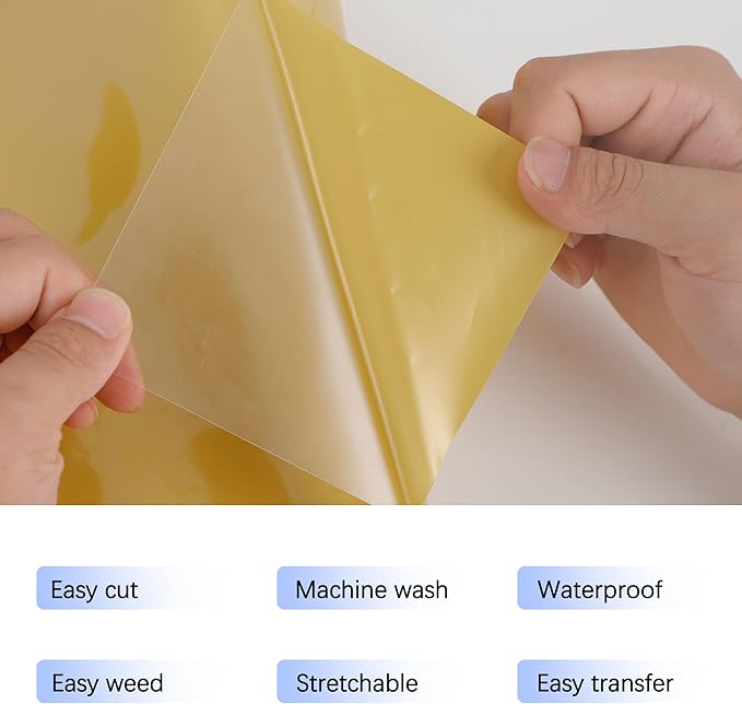 RENLITONG Matte Golden Iron on Vinyl Roll -12Inch x 13ft HTV Heat Transfer Vinyl for T-Shirt HTV Rolls for All Cutter Machine - Easy to Cut & Weed for Heat Vinyl Design