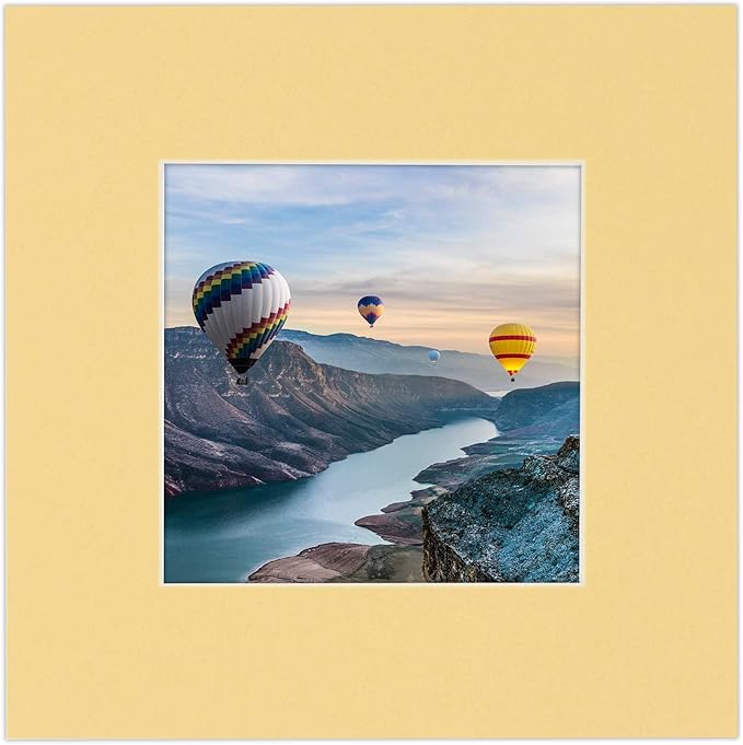 5x7 Mat for 8.5x11 Frame - Precut Mat Board Acid-Free Show Kit with Backing Board, and Clear Bags Marzipan Beige 5x7 Photo Matte For a 8.5x11 Picture Frame Matboard for Framing, Pack of 100 Mats