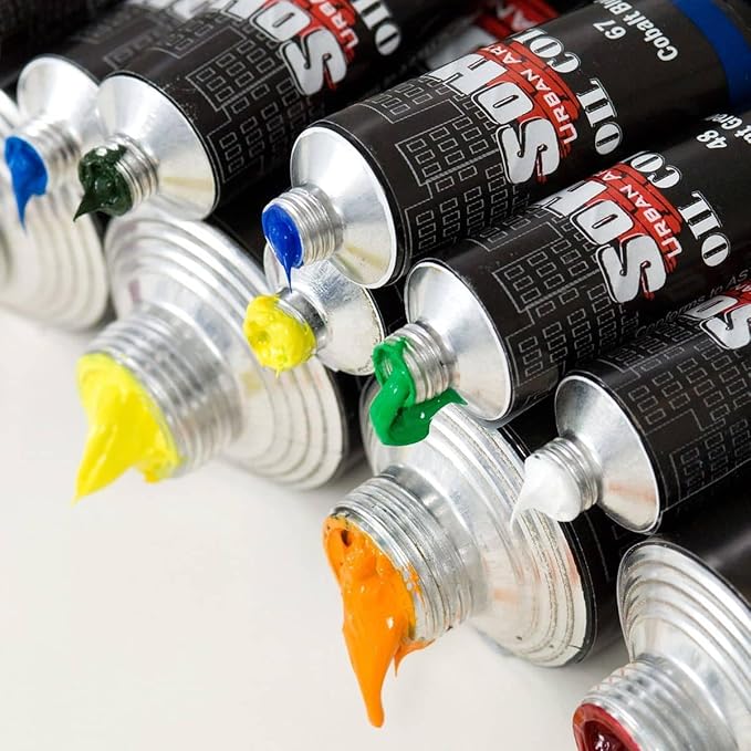 Soho Urban Artist Oil Paint - Mars Yellow, 170 ml Tube - Best Valued Oil Colors for Painting, Excellent Pigment Load