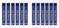 PATIKIL Blue Oil Pastels, 12Pcs Soft Oil Crayons Creamy Pastels Stick Art Supplies for Art Painting Drawing Blending Graffiti for Artists Beginners