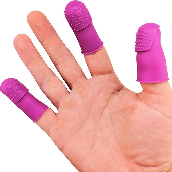 Hand Sewing Essential Kit | Featuring THIK-Grip Thimble [3 Sizes] | Including Needles (55) - Fabric Clips (4) - Pins (100) & More Supplies
