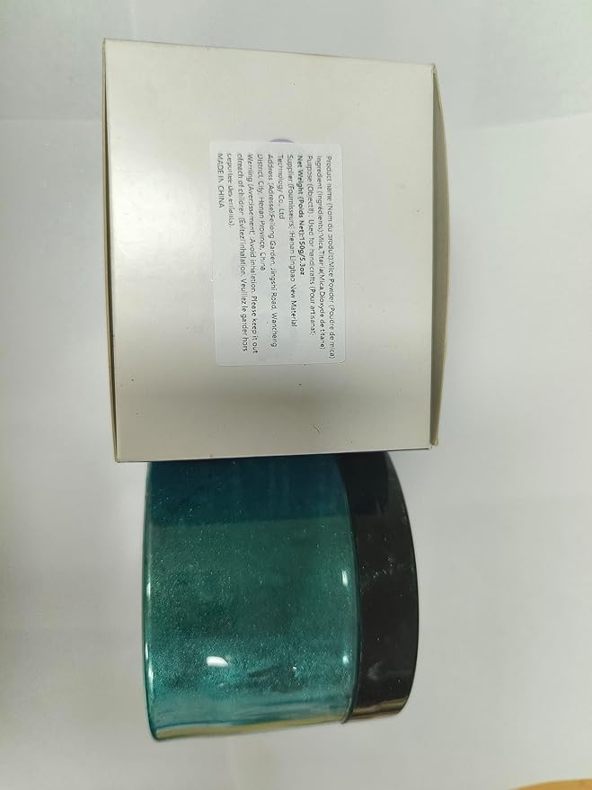 Ceya Mica Powder, 5.3oz/ 150g Pine Green Pearlescent Effect Colorant Pigment Powder for Epoxy Resin, Tumblers, Slime Bath Bomb, Soap Dye, Slime, Candle, Resin Crafting, Paint, Jewelry, Nail Polish