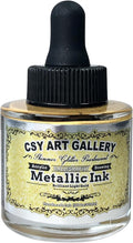 CSY Art Gallery Metallic Acrylic Ink (Brilliant Light Gold)