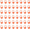 uxcell 200pcs Stitch Markers for Crocheting, Heart Shaped Crochet Marker Needle Clip Counter for Knitting Clothing Tag DIY Craft,Orange