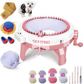SENTRO 48 Needles Knitting Machines with Row Counter,Smart Knitting Crochet Machine,Weaving Round Loom,Double Knit Loom Machine Kit,DIY Knit Scarf Hat Sock