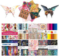 10 Different Packs Full Collection Origami Paper Kit 6 Inch Square Double Sided Color Vivid Colors Creation Easy Fold Paper Set Hand Crafts Paper Arts Creativity