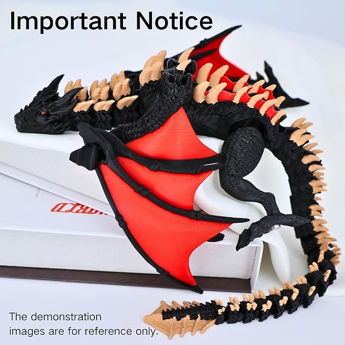 Wyvern Castle Dice Tower (with 5 polyhedral dice and a Dragon) for Table Games, D&D & RPG Games,Perfect Table Decoration and Party Surprise Gifts (Red Black)