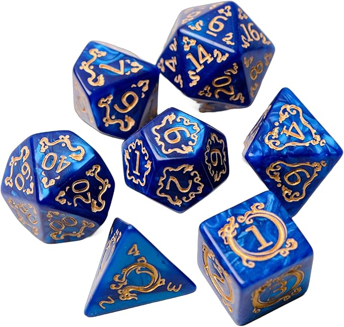 3D BEST-Q Cthulhu DND D&D Dice Tower，3D Printed Compatible with Dungeons and Dragons, 28mm Miniature Wargaming, Tabletop RPGs, Wargame Scenery, Endless Deep Sea Series (Blue&Green)