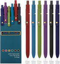 Ddaowanx Colorful Gel Pens, 0.5mm Fine Point Retractable, Cute Pens with Colored Writing and Sketching, Nursing School Essentials,School Supplies, Gifts for Nurse (24Pcs-Vintage Colors)