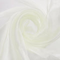 MECCANIXITY Iridescent Sheer Organza Fabric, 10 Yards x 59 Inches Solid Holographic Shiny Fabric Organza Cloth for Wedding, Curtains, Costume, Photo Background, Beige