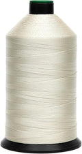 Extra Strong Bonded Nylon Thread #92 Tex90 – 16 OZ, 4200yds, Versatile Stitching Solution for Leather, Upholstery, Canvas Repair and More (Beige)