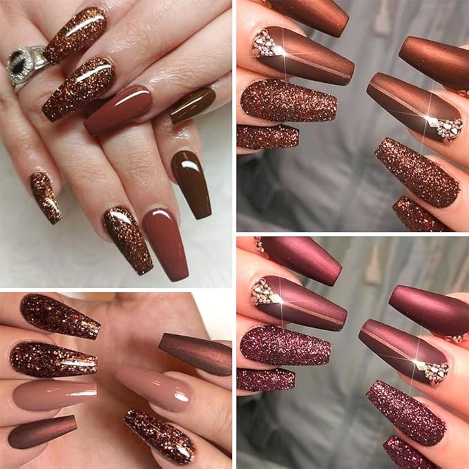 Chrome Nail Powder Metallic Mirror Effect Pigment Dust, Champagne Golden Ultra Fine Holographic Glitter Powder Reflective Pigment for DIY Gel Polish Nail Art, Resin Craft