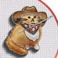 Magnetic Needle Minder Magnet Embroidery Accessories and Supplies Embroidery Needle Holder Cross Stitch Holder Needlework Supplies (Cardinal) (Gafieldcat)