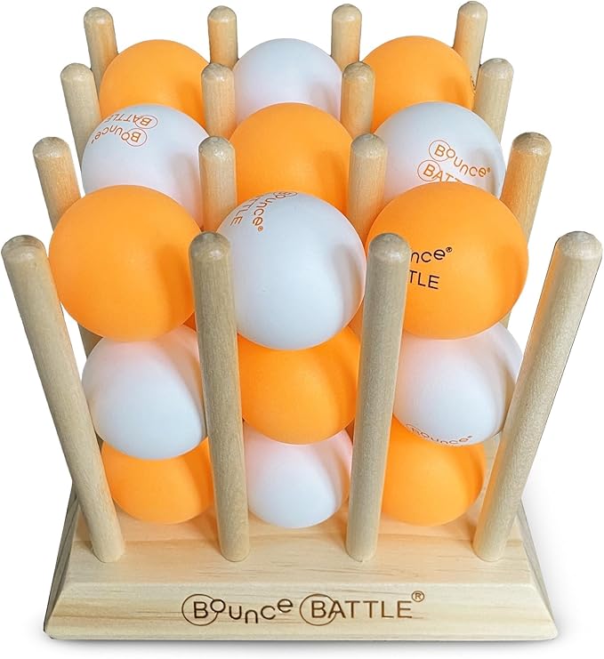 Tournament Edition – Wood Game Set with 36 Battle Cards – Fast-Paced Family & Party Game of Strategy, Skill & Chance – Fun Gift for Kids, Teens & Adults