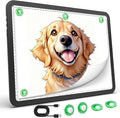 Zocelight Rechargeable A3 Light Box for tracing,Diamond Art Light Board with 4 Magnets,Wireless Light Pad for Diamond Painting,Ultra Bright Light Table for Drawing, Sketching,Animation(Black)