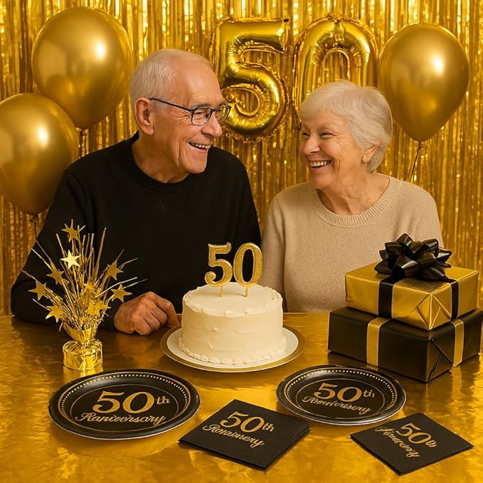Anderson's Gold Shiny Metallic PVC Roll: 47" x 100' Flame-Resistant Event Decor for Weddings, Parties, Photo Booths, Gift Wrap, Table Covers, Backdrops, Crafts & Holiday Decorations