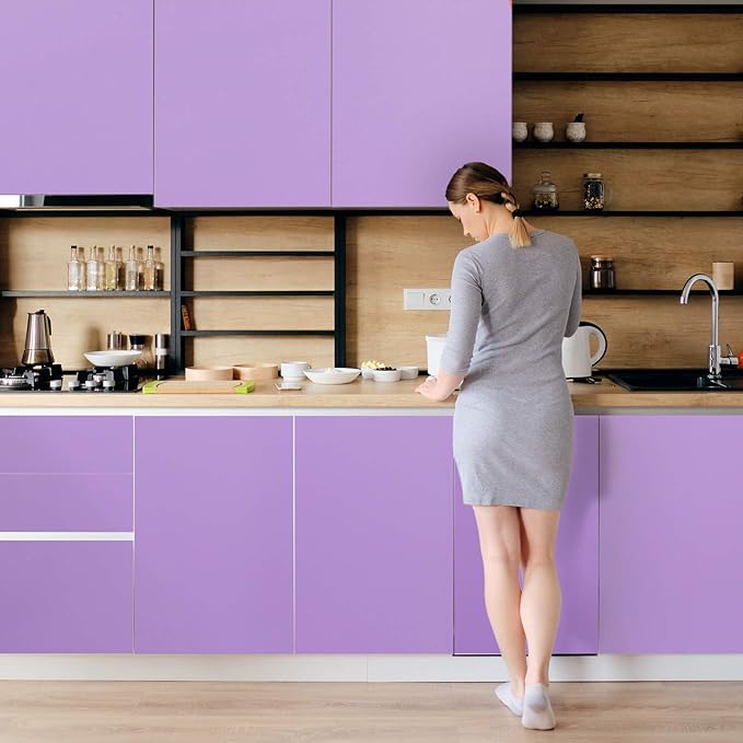TECKWRAP Permanent Adhesive Vinyl 12" x 10ft, Matte Lavender Purple