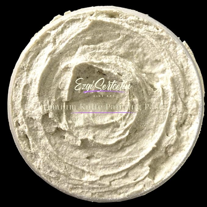Premium Palette Knife Painting Paste|Texture Paste|Authentic Bright Colors|Ready to Use|Easy to Apply| 6oz (Choco Milk)