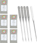 50PCS Embroidery Sewing Needles for Brother Machine Needles Size 65/9 130/705H HAx1 Sewing Needles Machine for Brother Sewing Machine
