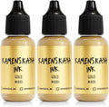 Metallic Alcohol Ink Set: Gold Alcohol Ink, 3 pcs 0.51 fl oz (15 ml) Each