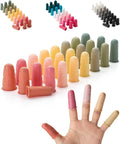 Mr. Pen- Hot Glue Gun Finger Protectors, 24 pcs, Vintage Colors Silicone Finger Protectors, Rubber Fingers Tips, Rubber Finger Covers, Rubber Finger Tips Protector, Finger Grip, Finger Rubber Tips