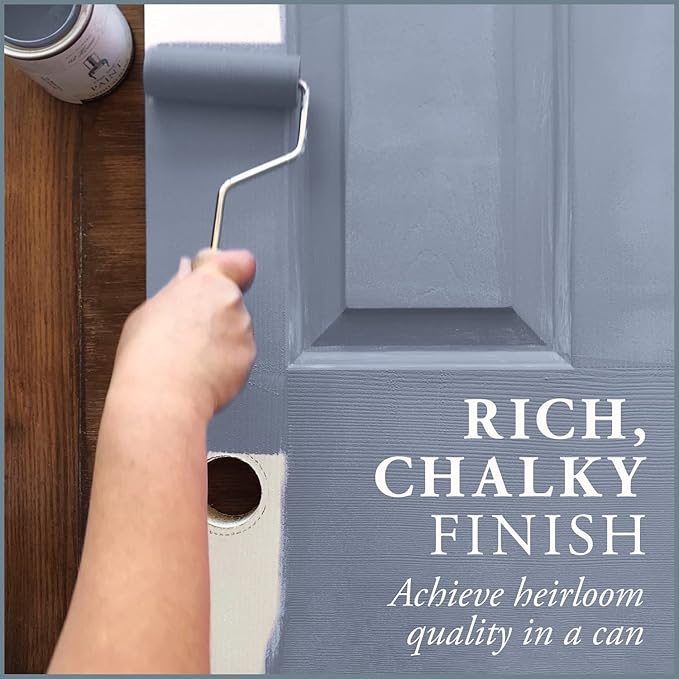 AMY HOWARD AT HOME: One Step Paint – Palace Grey – Chalk-Based Paint for Furniture, Cabinetry, and More. No Stripping, Sanding, or Priming! Made in the USA. Grey - Chalky Finish - 16 OZ