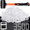 DGSL Tile Leveling System, 3500-Piece Tile Spacers Clips 1/16 Inch Tile Tools, Tile Installation Tools for Professional Ceramic Tile and Stone Installation