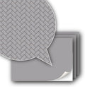 3 Sheets Self-Adhesive Decorative Film Paving Stones and Surfaces for Model Making in Scale 1:87 Scale H0 (UK: 3.5 mm Scale) (Concrete Paving Stones Herringbone)