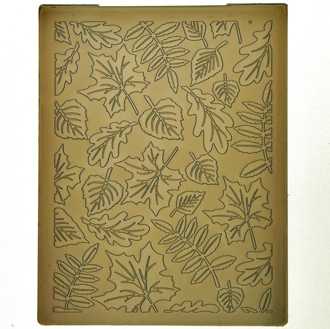 DDOUJOY Leaves Background Plastic Embossing Folders for Card Making Scrapbooking and Other Paper Crafts 2101034