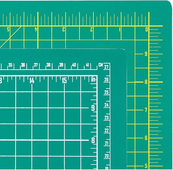 ZERRO Self Healing Cutting Mat 12" x 18" Double Sided No-Slip Rotary Cutting Sewing Mat Durable 5 Layers PVC Cutting Board (A3)…