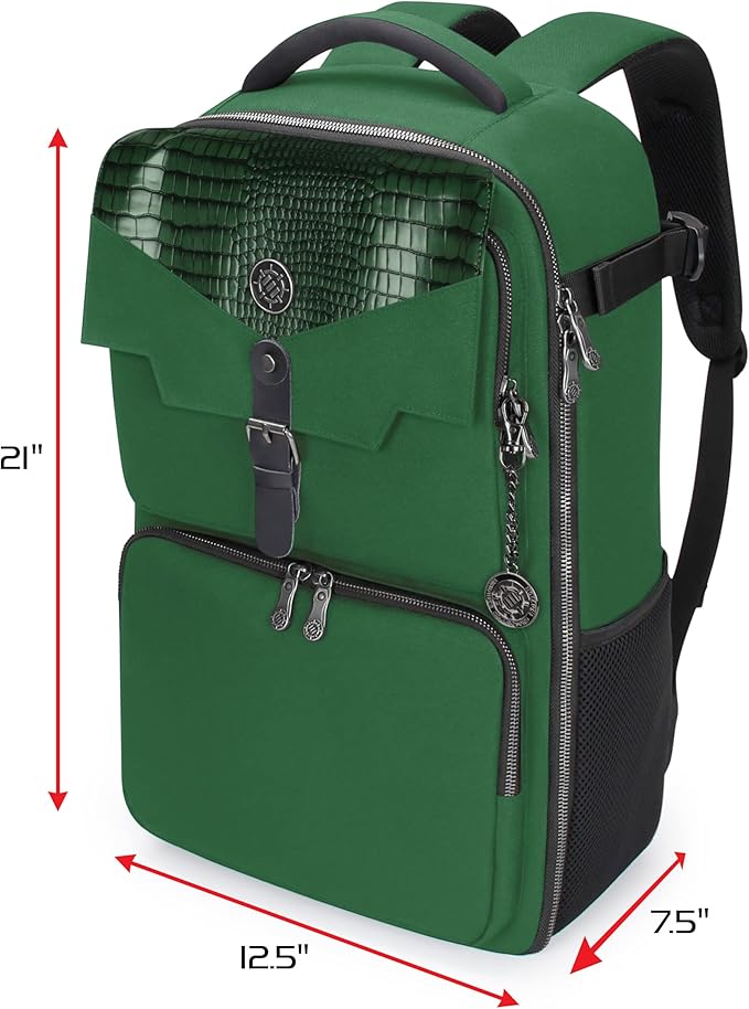 ENHANCE MTG Backpack TCG Card Storage - TCG Backpack for Deck Boxes, Sleeved Cards, Playmats, MTG Accessories