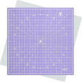 Headley Tools 12"x12" Rotating Cutting Mat, Self Healing Mat with 360-Degree Rotation & Anti-Slip Base, Sewing Board Cutting Mat Perfect for Fabric Quilting Leather Hobby Project, Purple