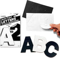 ArtSkills Poster Letters 4” Paper Letters for Poster Board Projects, Classroom Bulletin Boards, Sign Making Supplies, Black/White, 190 Pieces
