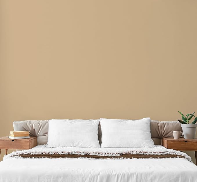 EVOLVE Paint & Primer: Environment-friendly, Low Sheen with One-coat Coverage for Interior & Exterior surfaces (Burlap Brown, 1-Gallon)
