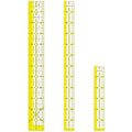 Acrylic Quilters Ruler 12"x1.5", 12"x1",6"x1"