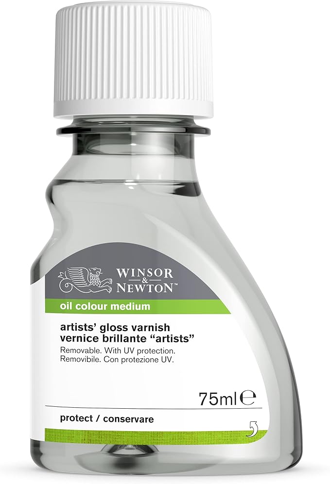 Winsor & Newton Professional Artists' Gloss Varnish, 75ml (2.5-oz) Bottle