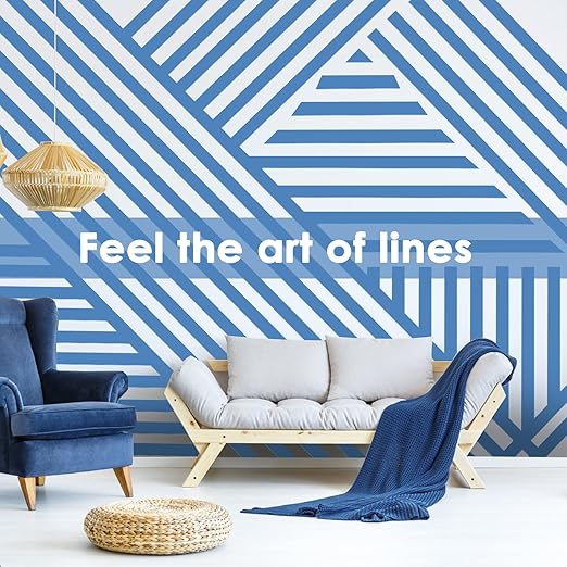 Blue Painters Tape 2 Inch Wide Bulk, 24 Roll Painting Tape Blue Masking Tape for Painting Wall DIY Edge, Paint 1.88 Inch 55 Yards X 24 Rolls 1320 Total Yards