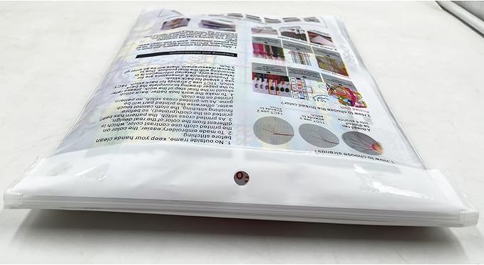 Xinpinzhou Seaside Landscape 11ct Cross Stitch Kits, 11 CT Funny Pre Printed Counted Stamped Cross Stitch Embroidery Needlepoint Patterns Kits for Beginners Adults Crossstitch 40x40 cm