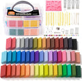 Shuttle Art Polymer Clay Kit, 50 Colors, Soft Oven Clay Kit, 19 Carving Tools and 10 Kinds of Accessories, Non-Stick, Non-Toxic, Ideal Gift for Kids